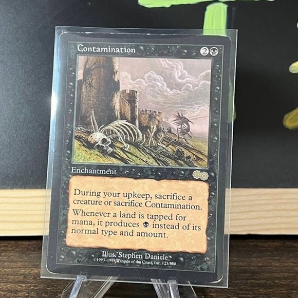 Contamination - Urza's Saga (USG) - Magic: The Gathering - Rare- 2 of 2 - Picture 1 of 3